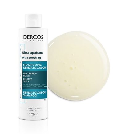 Vichy Dercos Shampoing Ultra Apaisant Cheveux Normaux à Gras