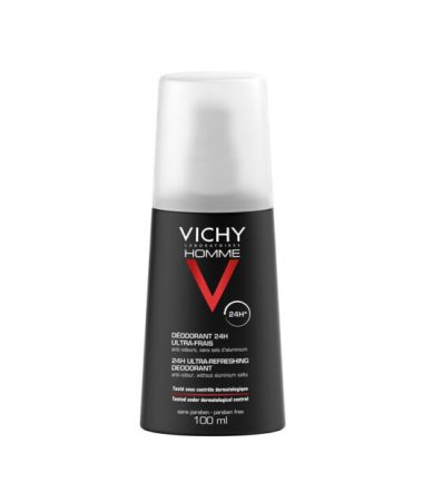 Vichy Homme Déodorant Vaporisateur Ultra-Frais 24H