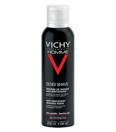 Vichy Homme Mousse à Raser Anti-Irritations Peau Sensible