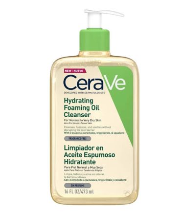 CeraVe Huile Lavante Moussante Hydratante Peau Très Sèche à Atopique | 473ml