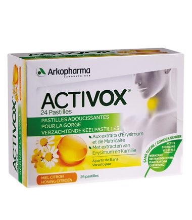ACTIVOX ® PASTILLES, ARÔME MIEL CITRON
