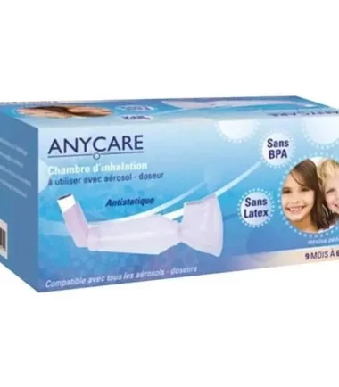 ANYCARE CHAMBRE D’INHALATION 9 MOIS À 6 ANS