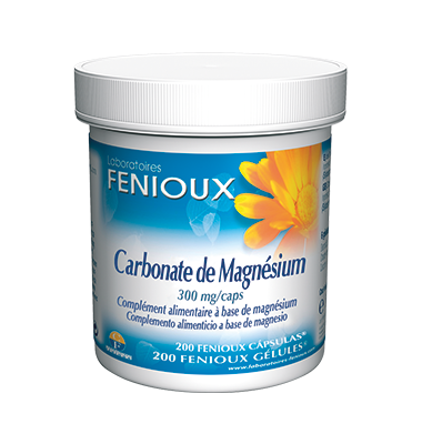 Carbonate de magnésium – 200 gélules