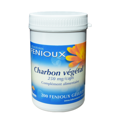 Charbon végétal 200 gélules