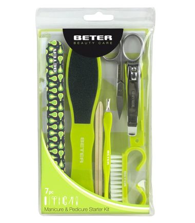 Etui de manicure et pédicure vert