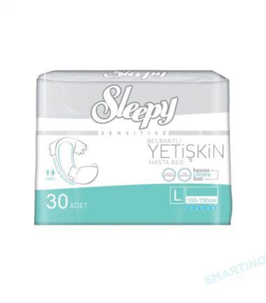 SLEEPY SENSITIVE ADULT DIAPER TESTE DERMATOLOGIQUEMENT  L x 30  -  100-150CM