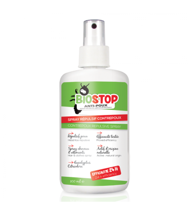 Biostp Spray Répulsif Anti-poux 100 ml