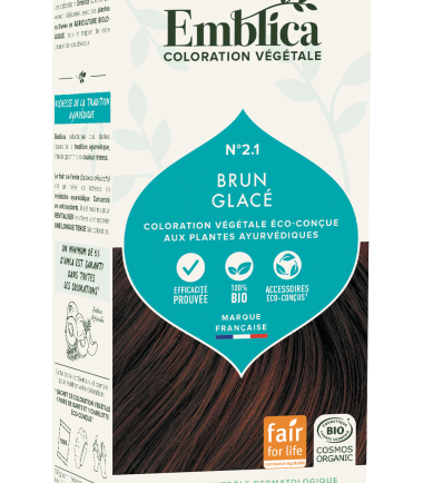 Coloration végétale brun glacé – 100g – Emblica