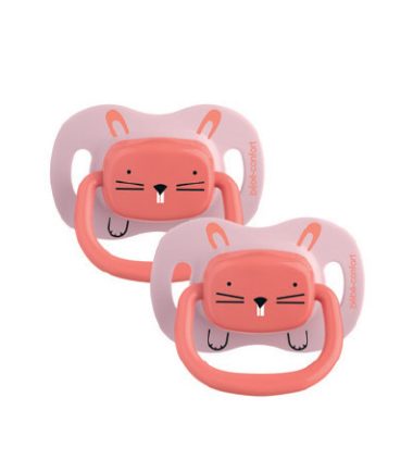BB CONF SUCETTES REVERSIBLES - 18/36 M - SILICONE - ANIMALS BLEU X2 7003
