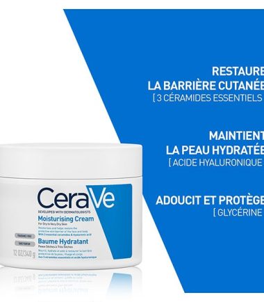 CeraVe Baume Hydratant Nourrissant Peau Sèche à Très Sèche | 340g