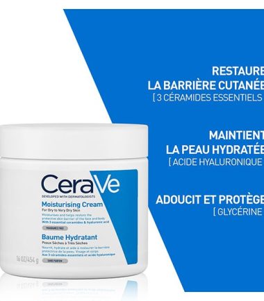 CeraVe Baume Hydratant Nourrissant Peau Sèche à Très Sèche | 454g
