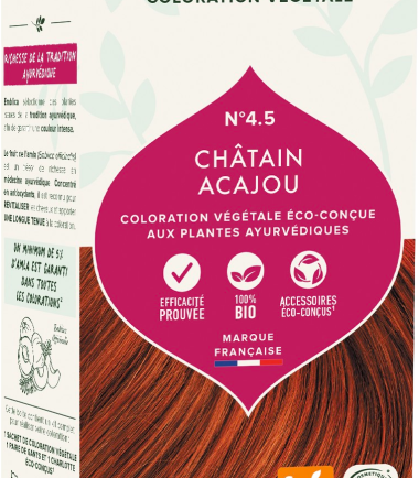 Châtain acajou n°4.5 - 100 gr