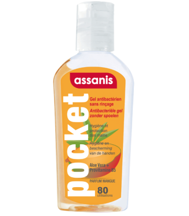 GEL ANTIBACTÉRIEN SANS RINÇAGE- MANGUE