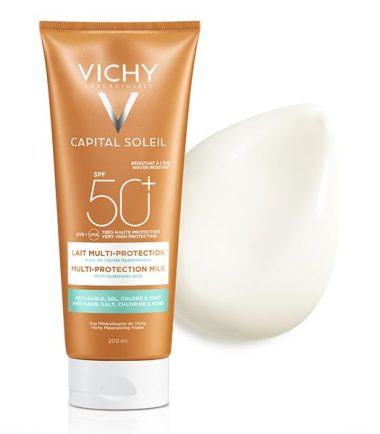 Vichy Capital Soleil Lait Multi-Protection SPF50+ Tous Types de Peaux | 200ml