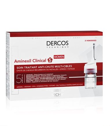 Vichy Dercos Aminexil Clinical Cure Anti-Chute Femmes 21 Ampoules | 21 x 6ml