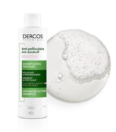 Vichy Dercos Shampoing Traitant Anti-Pelliculaire Sensitive Cuir Chevelu Sensible | 200ml
