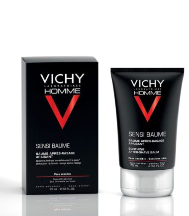 Vichy Homme Sensi-Baume Ca. Baume Après-Rasage Fortifiant Peau Sensible | 75ml