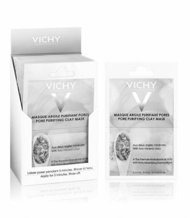Vichy Masque Minéral Bidose Argile Purifiant Peau Mixte à Grasse | 2 x 6ml