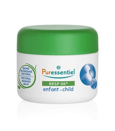 PURESSENTIEL RESPIRATOIRE BAUME DE MASSAGE PECTORAL ENFANT 4 HE POT 60ML