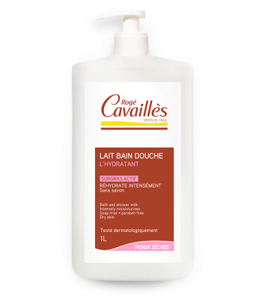 R.CAVAILLES LAIT SURGRAS BAIN ET DOUCHE L'HYDRATANT 1L