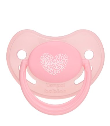 CANPOL BABIES SUCETTE EN SILICONE  0-6 MOIS ROSE