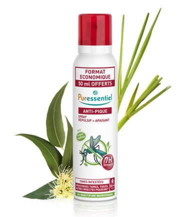 PURESSENTIEL ANTI PIQUE SPRAY RÉPULSIF + APAISANT 7H 200ML