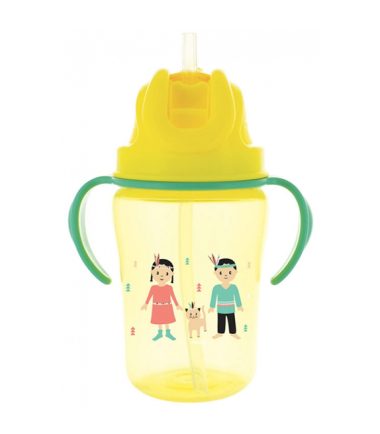 DODIE TASSE PAILLE +18 MOIS 350ML JAUNE