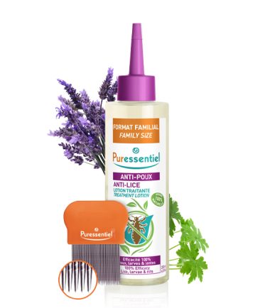 PURESSENTIEL ANTI POUX LOTION + PEIGNE 200ML
