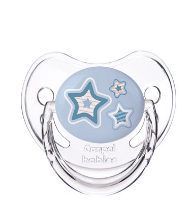 CANPOL BABIES SUCETTE EN SILICONE  0-6 MOIS BLEU