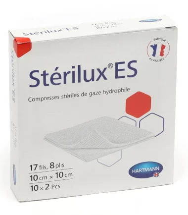 Hartmann STÉRILUX ES STÉRILE - COMPRESSES DE GAZE 10*10CM 20 Unités