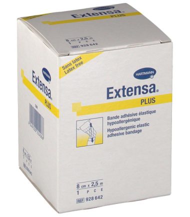 Hartmann EXTENSA PLUS Q/PHARMACIE BANDE ADHÉSIVE ÉLASTIQUE 8CM*2,5M