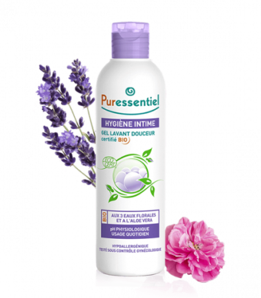 PURESSENTIEL GEL LAVANT INTIME DOUCEUR BIO FL 250ML