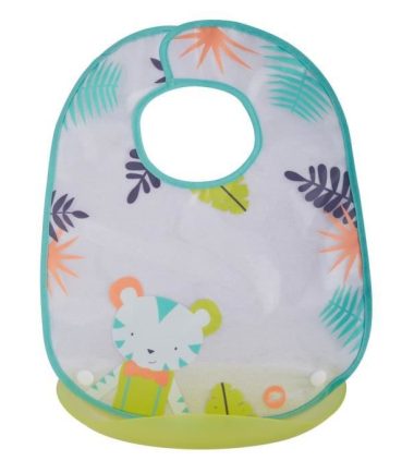 BB CONF BAVOIR TEXTILE AVEC RAMASSE-MIETTES - JUNGLE VIBES