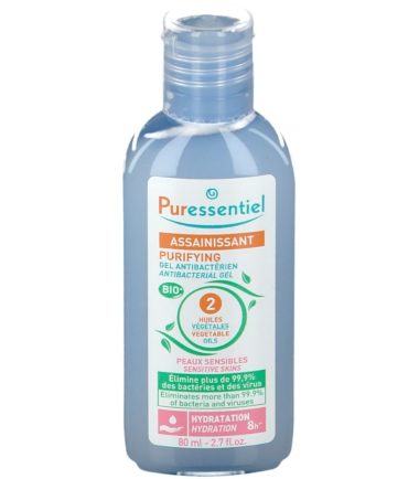PURESSENTIEL ASSAINISSANT GEL ANTIBACTÉRIEN PEAUX SENSIBLES 80 ML