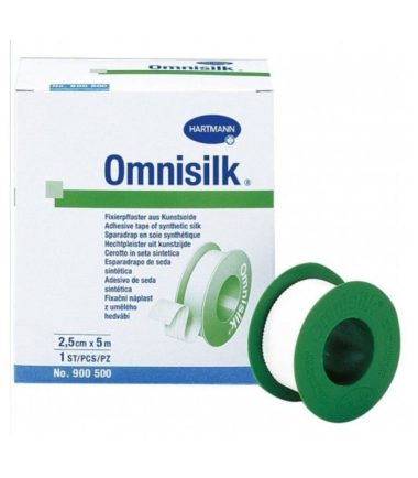 Hartmann OMNISILK SPARADRAP EN SOIE SYNTHÉTIQUE 2.5CM X 5M