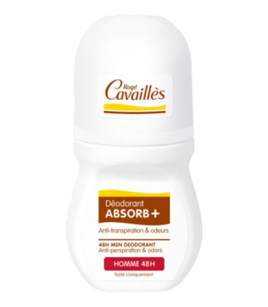 R.CAVAILLES DEO ABSORB+ SOIN RÉGULATEUR SANS PARFUM ROLL-ON 50ML