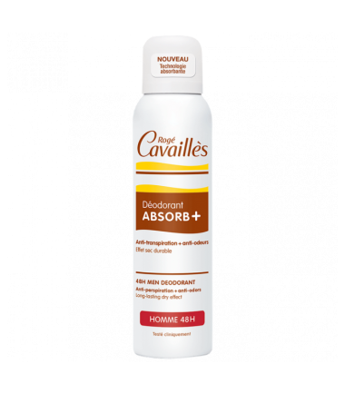 R.CAVAILLES DEO ABSORB+ SOIN RÉGULATEUR HOMME SPRAY 150ML