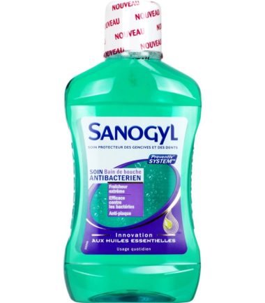 SANOGYL BAIN DE BOUCHE ANTIBACTERIEN HE EUCALYPTUS FL 500 ML