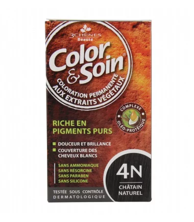 COLOR&SOIN  CHATAIN NATUREL 4N